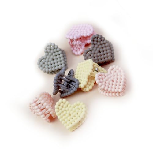 100 Stück Kleine Haarspangen, Bezaubernde Mini-Haarklammern mit Leuchtenden Farben, Leichtes Haar-Accessoire für Mädchen (I) von ZJchao