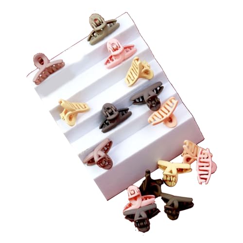 100 Stück Kleine Haarspangen, Bezaubernde Mini-Haarklammern mit Leuchtenden Farben, Leichtes Haar-Accessoire für Mädchen (M) von ZJchao