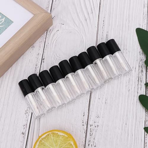 10pcs 1,5ml Lipgloss Tube, Mini Lipgloss Tubes Lip Stick DIY Lipgloss Behälter Leere Flaschen mit Zauberstab Makeup Liquid Lipstick Bottles Kit von ZJchao