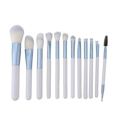 12-teiliges Make-up-Pinsel-Set, Foundation, Puder, Concealer, Lidschatten, Rouge, Make-up-Pinsel für Anfänger und Enthusiasten von ZJchao