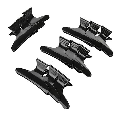 12er-Pack Schmetterlings-Haarspangen, Schwarze Haarspangen, Schmetterlings-Klauenklammern, Schwarze Schmetterlings-Haarspangen, Friseurklammern, Haarklemmen für Damen und Herren 12er-Pack Schmetterlings-Haarspangen, Schwarze Haarspangen, Schmetterlings-Klauenklammern, Schwarze Schmetterlings-Haarspangen, Friseurklammern, Haarklemmen für Damen und Herren von ZJchao