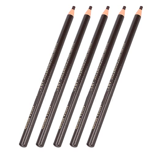 4-in-1-Entenschnabel-Augenbrauenstift-Set, Augenbrauen-Make-up-Formungswerkzeuge mit Anspitzer, Tattoo-Make-up und Microblading-Zubehör-Set für präzise Markierung, brauner Augenbrauenstift 4-in-1-Entenschnabel-Augenbrauenstift-Set, Augenbrauen-Make-up-Formungswerkzeuge mit Anspitzer, Tattoo-Make-up und Microblading-Zubehör-Set für präzise Markierung, brauner Augenbrauenstift von ZJchao
