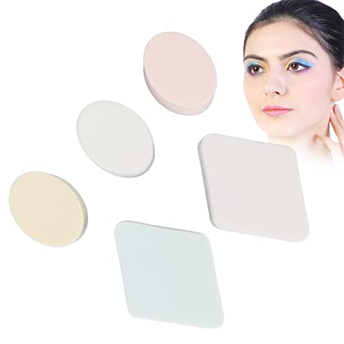 5 Stück/Box Make-up-Schwämme, Kosmetik-Foundation-Mischschwamm-Set, Trockenes Wasser, Make-up-Schwamm für Foundation, Make-up-Entferner von ZJchao