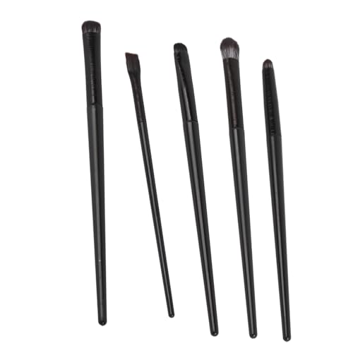5-teiliges Abgewinkeltes Eyeliner-Pinsel-Set mit Weichen Borsten, Professionelle Augen-Make-up-Pinsel für zu Hause, Kompakt und Reisefreundlich von ZJchao