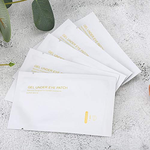 50 Paar Augenpads für Wimpernverlängerung, Wimpernverlängerung Pad, Eye Pads Profi Augen Patch mit Dynamische Passform für Wimpernverlängerung Eye Extensions Augenwimper Beauty Augenpads von ZJchao