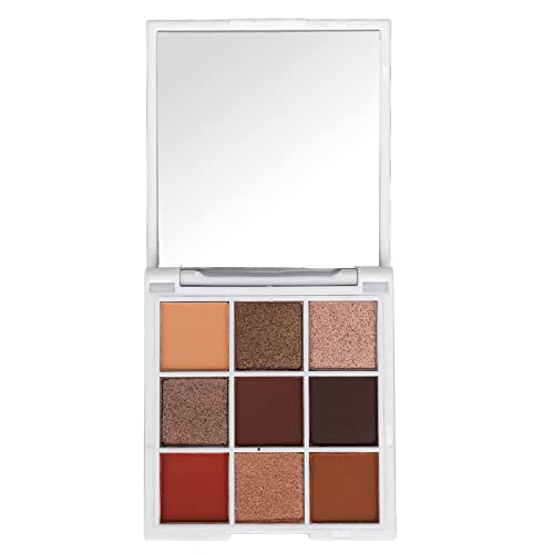 9 Farben Lidschatten-Palette, Glitzernd, Tragbar, Langlebig, Vielseitig Einsetzbar, Geschenke von ZJchao