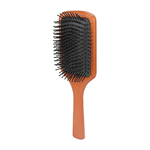 Entwirrende Paddel-Haarbürste – Massage-Haarbürste aus Holz, für Damen und Herren, Glätten und Föhnen von ZJchao