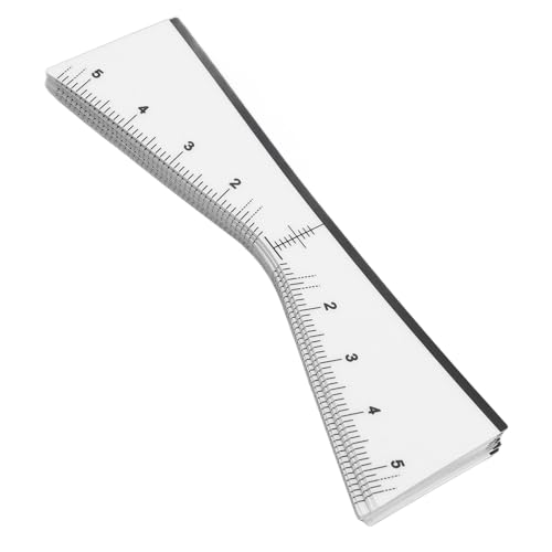 Eyebrow -Lineal -Aufkleber, Standard -Skalen -Design, Haftbart Leicht, Einmalige Verwendung, vor und nach der Formung, mit Augenbrauen -Mapping -Lineal -Aufklebern, Papier+PE von ZJchao