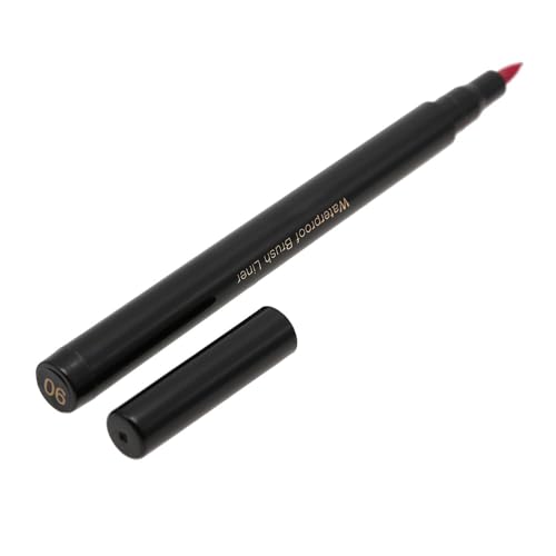 Kosmetik für Eyeliner, Kosmetisches Werkzeug für die Augen, wasserfest, Eyeliner, Farbe, flüssig, matt, bunt, wasserfest, Set wasserdicht, rot, 1 unité (Lot de 1) von ZJchao