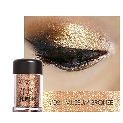 Glitter Eyeshadow - Eye and Lip Loose Makeup Pigment Powder for Beauty, Cosmetics (#8) von ZJchao