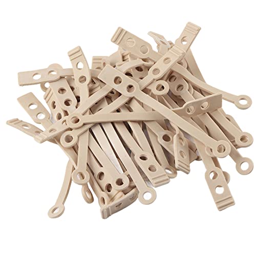 Haarwerkzeuge Dauerwellen-Lockenwicklergummis Flach 50 Stück/Packung Damen Mädchen Wellen-Dauerwellenstangen-Stangen-Set, Dauerwellenstangen-Set Gummiband, von ZJchao