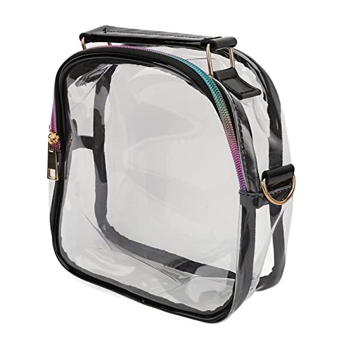 Kosmetiktasche, Transparent Handtasche, Makeup Tasche, Portabel und Große Kapazität Wasserdichtes TPU und PVC Material Verstellbarer Schultergurt Geeignet für Männer und Frauen von ZJchao