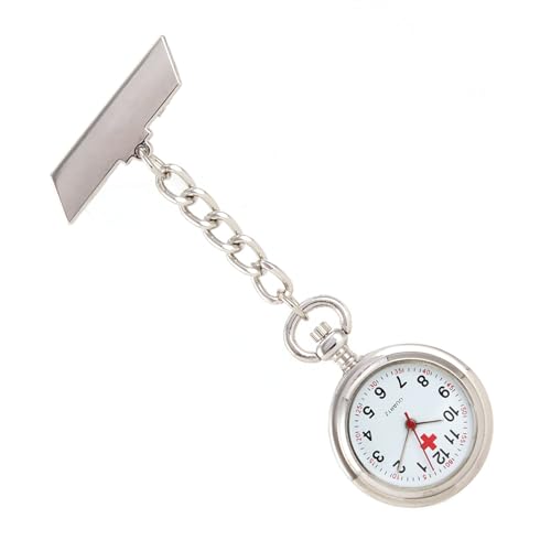 Krankenschwester Revers Pin Uhr Genaue Zeitlegierung Taschenuhr für das Krankenhauspersonal von ZJchao