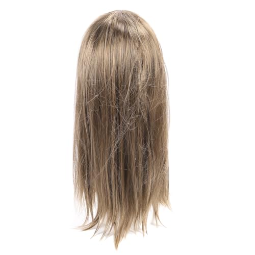 Lange Glatte Haarperücke mit, Langhaarperücke, Air Bangs Design Kunsthaarperücke für Frauen Cosplay Kostüm von ZJchao
