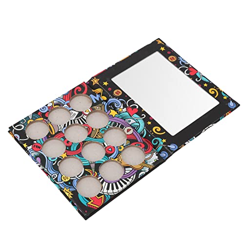 Magnetische Make-up-Aufbewahrungsbox mit 12 Löchern für Lidschatten-Palette, ABS-Material für DIY-Konturpalette von ZJchao