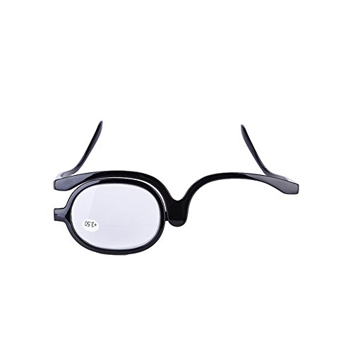 Make up Brille, vergrößern Augen Make up Brille Single Lens Rotating Glasses Frauen Make up Essential Tool für den täglichen Gebrauch(07#) von ZJchao