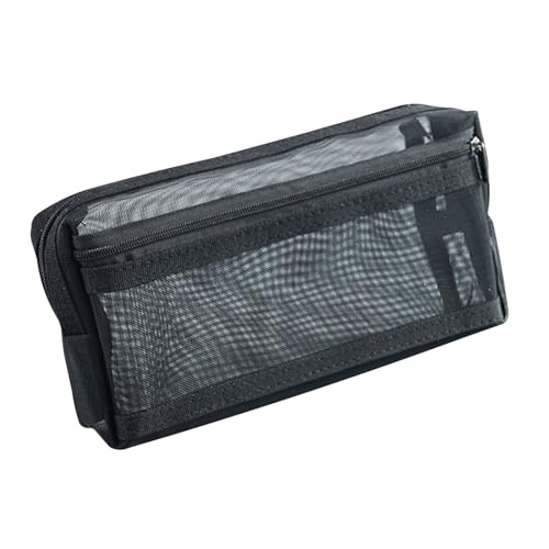 Mesh-Kosmetiktasche, Reise-Make-up-Tasche, Organizer, Tragbare Kulturtasche mit Großer Kapazität, Tragbar und Kompakt, Atmungsaktives Mesh-Material für Reisen von ZJchao