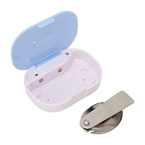 Mini-Desinfektionsbox, Faltbares Löffel-Set, USB-Aufladung, Automatische Abschaltung für Tragbare Löffel, Ideales Geschenk (BLUE) von ZJchao