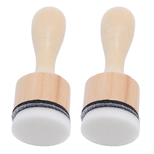 Nagelreinigungsblech Stempel Nagellackentferner Wischklemme Touchless Nagel Auxiliary Tool mit SO & Deckelholz ABS -Griff für Einfache Schnelle Reinigung von ZJchao