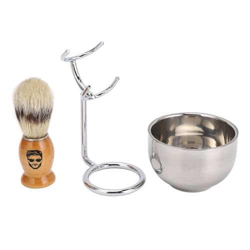 Rasierpinsel-Set für Männer, Pflege-, Reise- und Friseurwerkzeug, Styling-Schnurrbart-Pflegeset mit Schnellschaumbürste, Bequemer Griff für die Gesichtspflege, ABS + Kunsthaar + Rasierpinsel-Set für Männer, Pflege-, Reise- und Friseurwerkzeug, Styling-Schnurrbart-Pflegeset mit Schnellschaumbürste, Bequemer Griff für die Gesichtspflege, ABS + Kunsthaar + von ZJchao