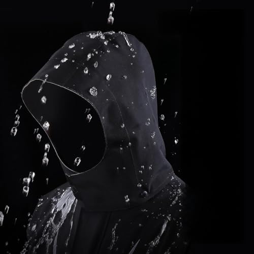 Regenanzug, Wasserdichter, Reflektierender Motorrad-Regenmantel-Set für Herren, Arbeits-Regenausrüstung, Motorrad-Regenanzug mit Reflektierendem, Wasserdichtem, Atmungsaktivem von ZJchao