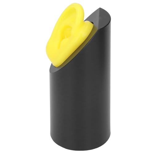 Silikon-Ohrmodell, Premium-Simulation, Akupunktur-Statue, Ausstellungsständer, Mittlerer Gelber Schwarzer Zylinder, Größe M Ohr (Rechtes Ohr) von ZJchao