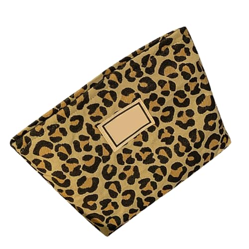 Stilvolle Make-up-Tasche mit Leopardenmuster, Multifunktionaler Organizer, Make-up-Tasche, Make-up-Tasche mit Leopardenmuster, Tragbare Aufbewahrung, Große Kapazität, von ZJchao