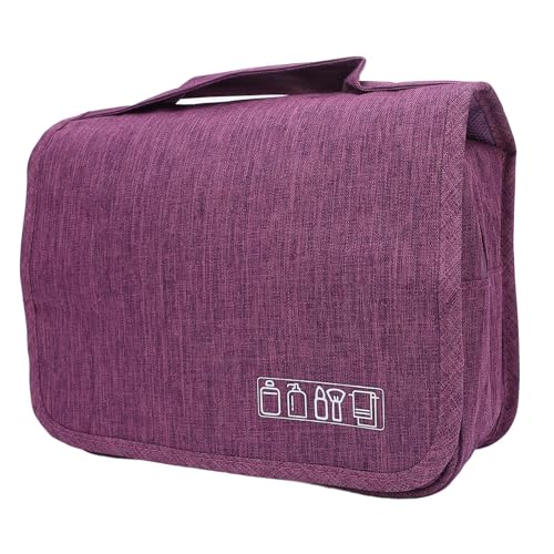 Tragbare Kosmetiktasche, Make-up-Organizer mit Großem Fassungsvermögen, mit Metallreißverschluss, Netzschicht, Reise-Kosmetiketui Zum Organisieren von Toilettenartikeln und von ZJchao