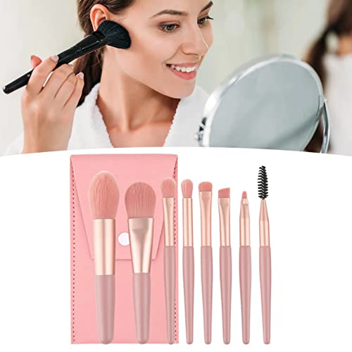 Tragbares Mini-Make-up-Pinsel-Set mit Holzgriff für Highlight-Concealer-Lidschatten, Synthetische Weiche Faser, Einfach zu Färben Tragbares Mini-Make-up-Pinsel-Set mit Holzgriff für Highlight-Concealer-Lidschatten, Synthetische Weiche Faser, Einfach zu Färben von ZJchao