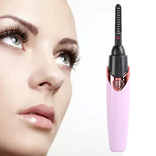 USB Wimpernzange, Beheizte Wimpernzange Beheizte Wimpernzange Handliche Wimpernzange Elektrische Wimpernzange Wiederaufladbar Langlebig Gebogen Thermo Wimpernzange für Make up von ZJchao