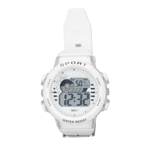 50 M wasserdichte Digitale Kinderuhr für 17 Jahre weiß von ZJchao