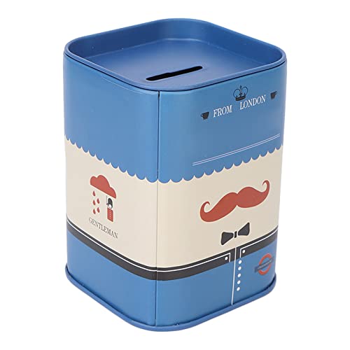 ZJchao Barber Straight Blade Barber Straight Blade Razor Disposal Container, Container mit Abnehmbarem Entwurfsbehälter Rasiermesser Fall für Zuhause (Blauer Bart) von ZJchao