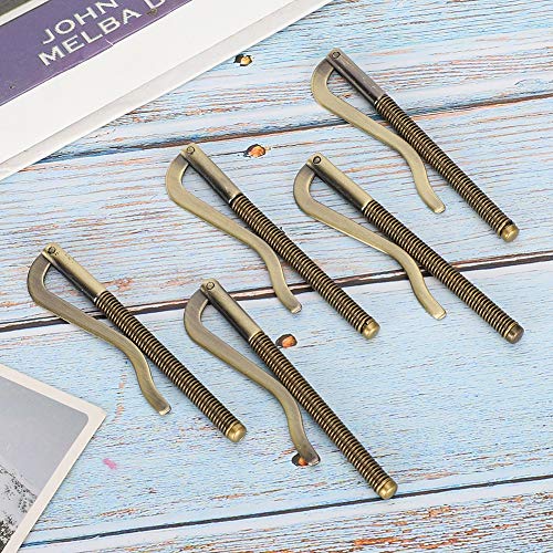 ZJchao Geldclip, Brieftasche Clamp/Holder Money Clamp/Holder Wallet Hohe Härte Feder 80 Mm mit 5pcs für Lederbrieftasche (antike Bronze) von ZJchao