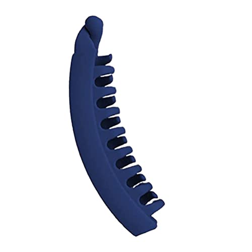 ZJchao Große Harz Bananen Haare Nicht-rutschfeste Pferdeschwanzhalter-Clips für Frauen Mädchen, Farbenfrohe Haarklammern für Dicke Lockige Hochzeiten, Partys, Partys (Blue) von ZJchao