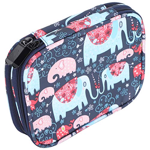 ZJchao Häkelbeutel, Häkelbeutel Organizer Nähspeicherbeutel Garnbeutel Organisierungspaket (Elefant - Leere Tasche) von ZJchao