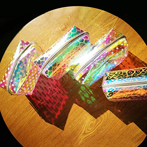 ZJchao Holographischer Make -up -Taschen Organizer Große Reisekosmetik für Frauen (bunt1) von ZJchao