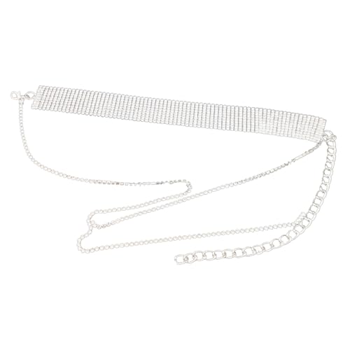 ZJchao Kristallhalshalskette Retro Mode Silbernen Kragen Schmuck Frauen Mädchen Mädchen von ZJchao
