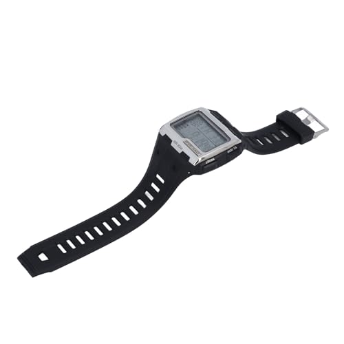 ZJchao LED Stoßfeste Digitale Sportuhr Wasserdicht 50 Meter Multifunktions-Outdoor-Uhr Herren Sport (Silver) von ZJchao