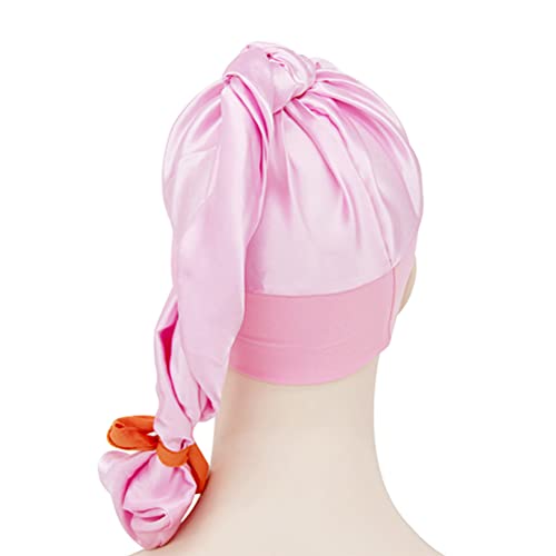 ZJchao Langes Satin Hair Nacht Motorhaube für Frauen und Mädchen Lockige Haarprävention Schlafzimmer Dekoration (20/15/1 44.00) von ZJchao