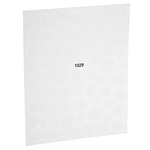 ZJchao Nagelblume Aufkleber Selbstkleber Nagelkunst 3D Dekorationen für Gefälschte Nageldesign -Grußkarten (1029) von ZJchao