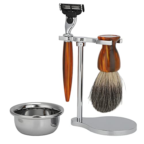 ZJchao Professionelle Männer Rasierset Edelstahlschüssel Rasierbürste Seifenschale Set Set ZJchao Professionelle Männer Rasierset Edelstahlschüssel Rasierbürste Seifenschale Set Set von ZJchao
