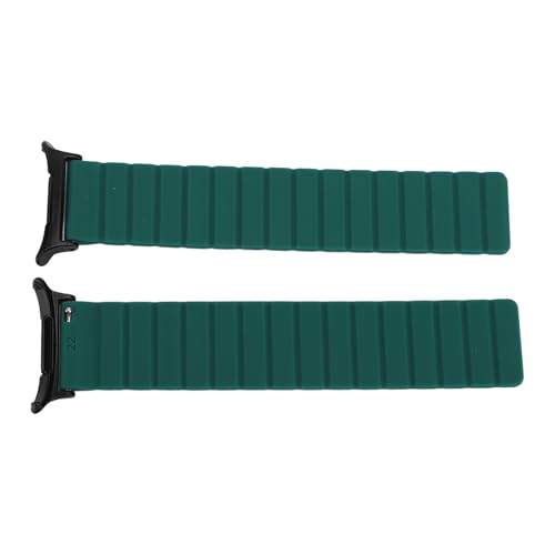 ZJchao Robustes Magnetisches Silikon-Uhrenarmband mit Sicherem Verschluss, Verleiht der Watch 7 Ultra 47 Mm Stil, Geeignet für Männer, Frauen und Senioren (OD Grün) von ZJchao