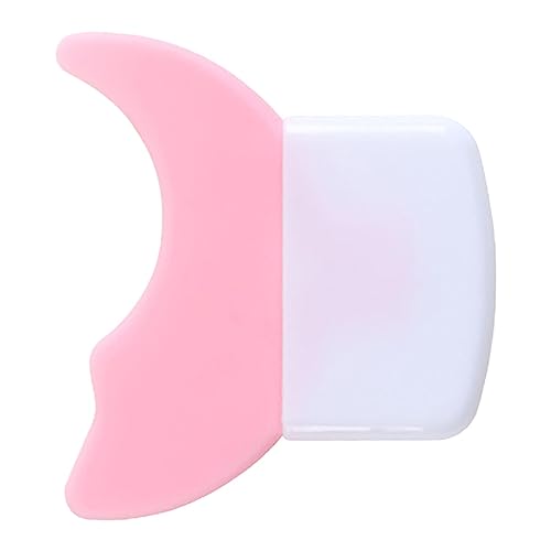 ZJchao Silikon Wimpern Applikator Schalldämpfer Mascara Abstrichschutz für Lidschatten Doppelbogen Design Hautfreundlich Einfach Sauber (PINK) von ZJchao