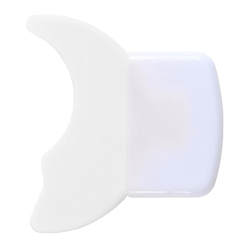 ZJchao Silikon Wimpern Applikator Schalldämpfer Mascara Abstrichschutz für Lidschatten Doppelbogen Design Hautfreundlich Einfach Sauber (WHITE) von ZJchao