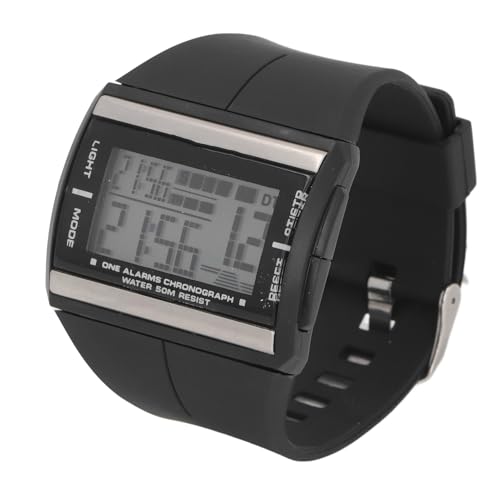 ZJchao Sportuhr mit Gummiband 50 Wasserdicht Multifunktional LED-Anzeige Outdoor Armbanduhr für Männer und Frauen von ZJchao