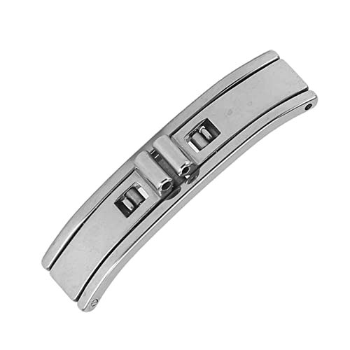 ZJchao Uhr Verschluss Edelstahl Uhrverschluss Faltschließe Schnalle, Uhren-Faltschließe, Faltbar, Ersatz-Faltschließe für Uhrenarmband von ZJchao