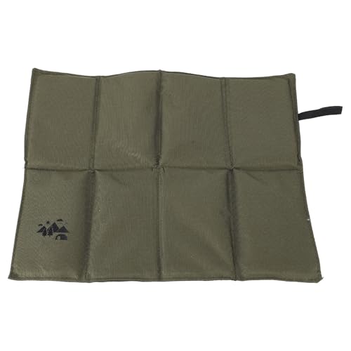 ZJchao Wassersicheres Weiches Tragbares Klappcamping -Sit -Pad Zum Wanderrucksack mit Aufbewahrungsbeutel OD Green 44x34x1cm, Gebaut aus Dem Hochwertigen Oxford -Stoff, der 44 X 34 X 1 von ZJchao