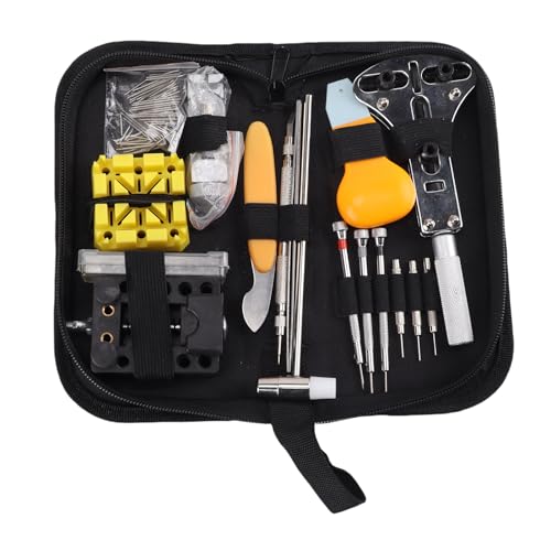 ZJchao Watch Repair Tool Kit Professionelle Wartungsanwartungs -Watch -Batterie -Ersatzwerkzeuge mit Hülle Opener -Band -Link -Entferner für Männer und Frauen von ZJchao