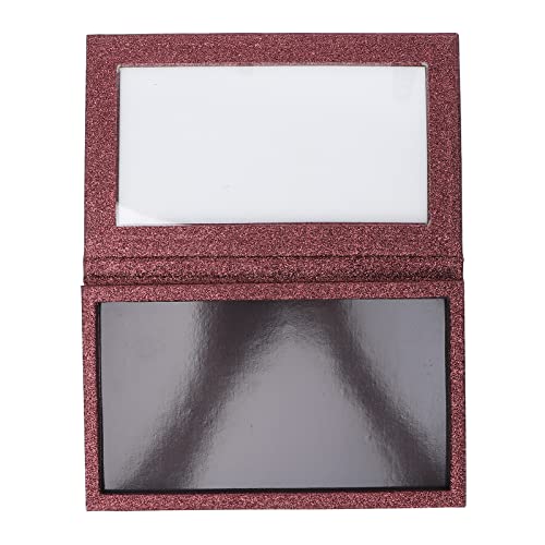 ZJchao magnetische leere Make-up-Lidschatten-Palette – praktische DIY-Palette mit transparentem Deckel und Spiegel – zum Aufbewahren von Lidschatten, Lippenstiften, Rouge und Puder von ZJchao