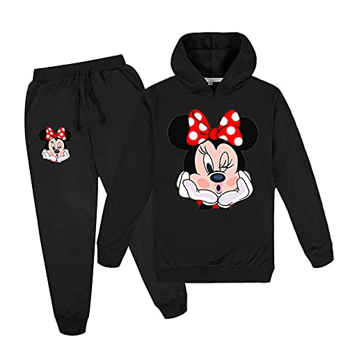 ZKDT Cartoon Hoodie Jungen Mädchen Mode Jogginganzug Pullover 3-14 Jahre alt (Stil 7,130) von ZKDT